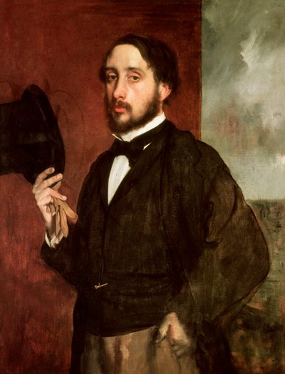 Önarckép, 1862 körül (olaj, vászon) alkotó: Edgar Degas