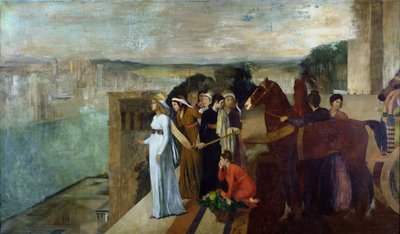 Semiramis Building Babylon, 1861 alkotó: Edgar Degas