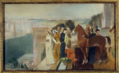 Semiramis épület Babilon alkotó: Edgar Degas