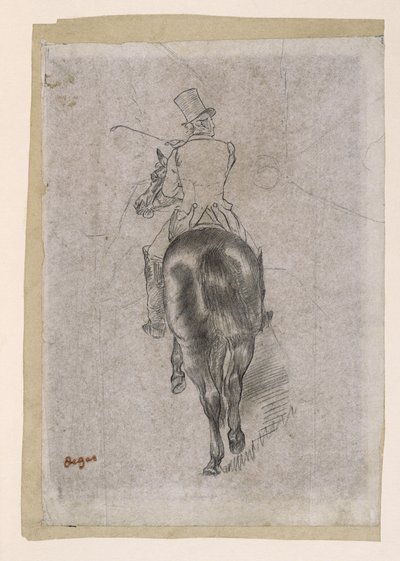 Sarkantyúzás a lovon alkotó: Edgar Degas