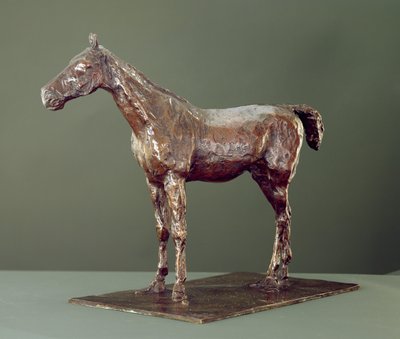 Álló ló (bronz) alkotó: Edgar Degas
