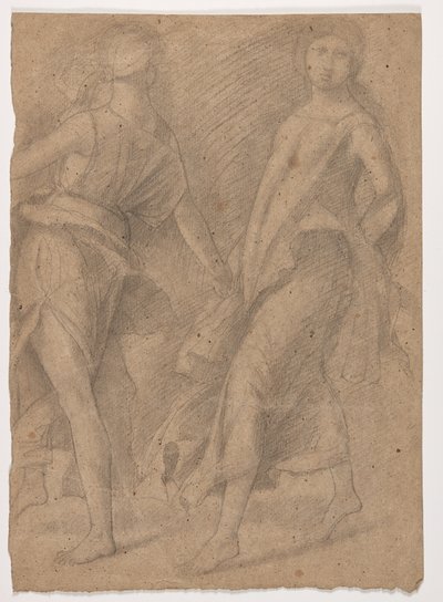 Tanulmány Andrea Mantegna, "Parnassus" után, 1854-56 körül alkotó: Edgar Degas