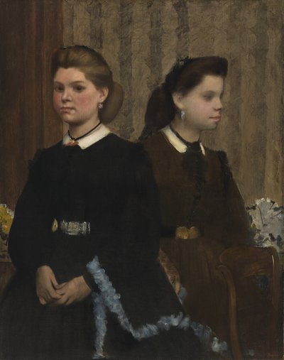 A Bellelli nővérek (Giovanna és Giuliana Bellelli) alkotó: Edgar Degas