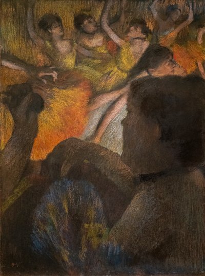 A kunyhó. 1885. Pasztell papíron. alkotó: Edgar Degas