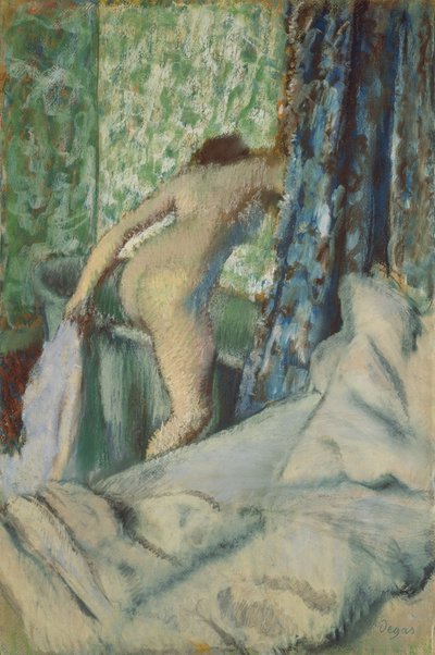 A reggeli fürdő alkotó: Edgar Degas