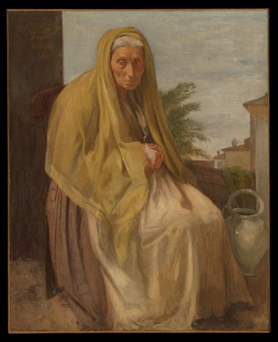 Az idős olasz nő alkotó: Edgar Degas