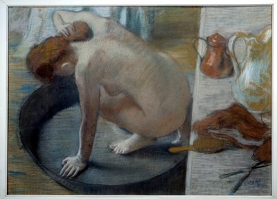 Edgar Degas (1834-1917) Pasztell kádja. 1886. V. 0,60 x 0,83 m. Párizs, Musee d