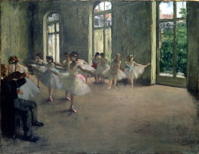 A próba, 1873-78 körül alkotó: Edgar Degas