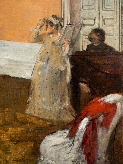 A dalismétlés (részlet). 1869 körül. Olaj, vászon. alkotó: Edgar Degas