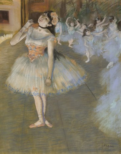 A csillag, 1879/81 alkotó: Edgar Degas