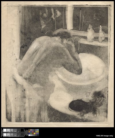 A mosdó, 1880-85 körül alkotó: Edgar Degas