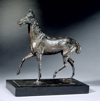 Ügető ló (bronz) alkotó: Edgar Degas