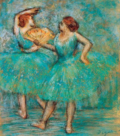 Két táncos, c. 1905 alkotó: Edgar Degas