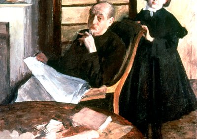 Bácsi és unokahúga, 1876 alkotó: Edgar Degas