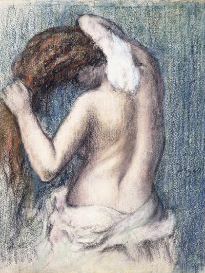 Magát szárító nő, 1906 körül alkotó: Edgar Degas