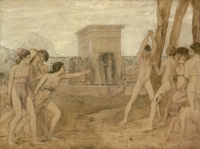 Fiatal spártai lányok kihívás a fiúknak alkotó: Edgar Degas