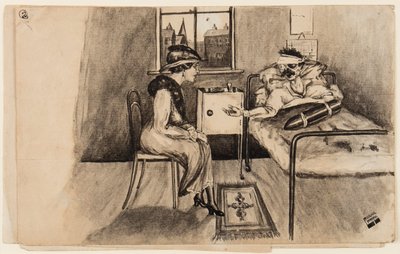 Some Shell!, 1917. október 13. (toll, ecset és tinta papíron) alkotó: Edgar Fryer
