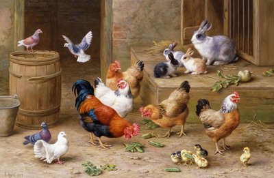 Farmyard barátok alkotó: Edgar Hunt