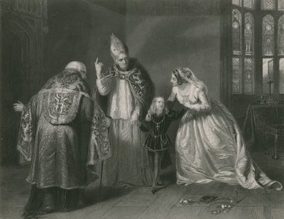 Erzsébet királynő és York hercege, Richard király III alkotó: Edgar Melville Ward