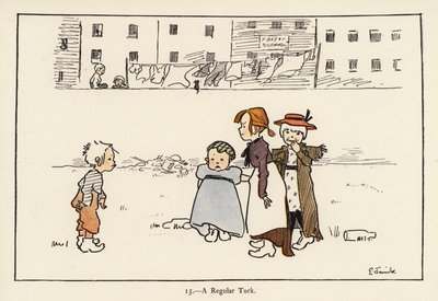 Rendes török (színes litó) alkotó: Edith Farmiloe