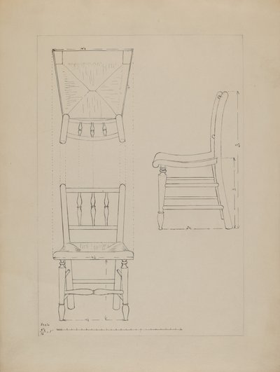 Szék alkotó: Edith Magnette