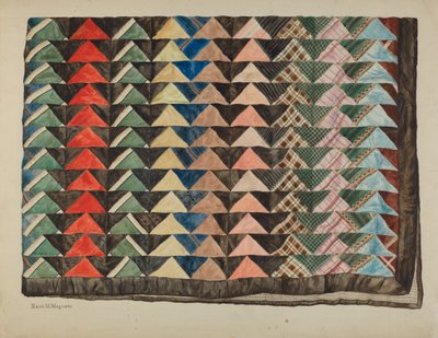 Patchwork paplan alkotó: Edith Magnette