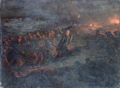 Monet tábornok támadása a selinghinszki reduut ellen, február 24 alkotó: Edme Adolphe Fontaine