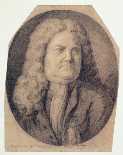 Férfi portréja alkotó: Edmé Bouchardon