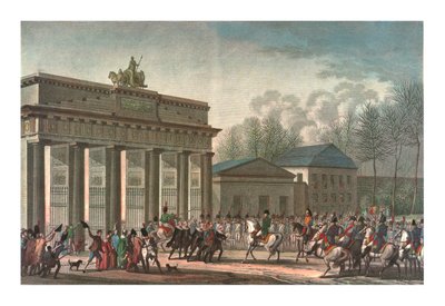 A franciák bevonulása Berlinbe, 1806. október 27., 1850. k alkotó: Edme Bovinet