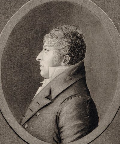Rodolphe Kreutzer zeneszerző portréja 1766-1831, 1809. alkotó: Edme Quenedey