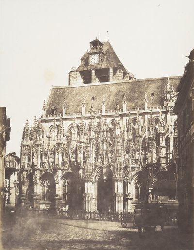 Louviers-székesegyház, általános kép, 1852-54. alkotó: Edmond Bacot