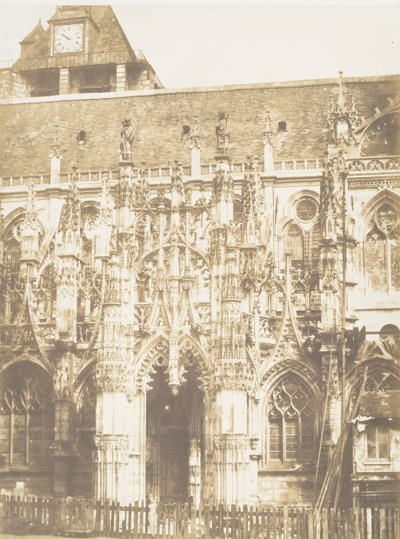 A Louviers-i katedrális portálja, 1852-54. alkotó: Edmond Bacot