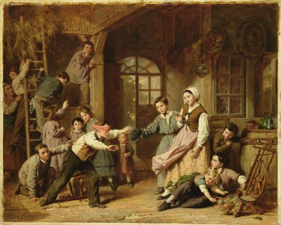 Szembekötősdi alkotó: Edmond Castan