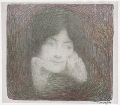 Album a Galerie Vollard nyomataiból: Mlle. Moreno a Comédie-Française-ból, 1897. alkotó: Edmond-François Aman-Jean