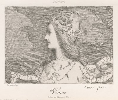 Velence, 1892. alkotó: Edmond-François Aman-Jean