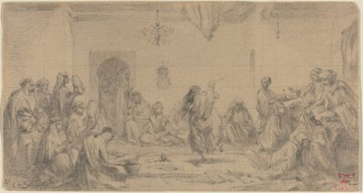 Belső táncossal alkotó: Edmond Hédouin