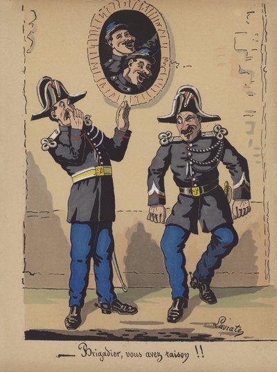 Brigadéros, igazad van!! (színes litó) alkotó: Edmond Lavrate