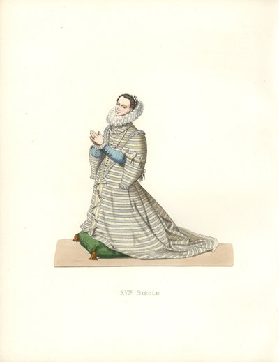 Isabel Clara Eugénia főhercegnő (1566-1633) alkotó: Edmond Lechevallier Chevignard