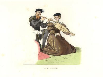 Nő és úriember, Anglia alkotó: Edmond Lechevallier Chevignard
