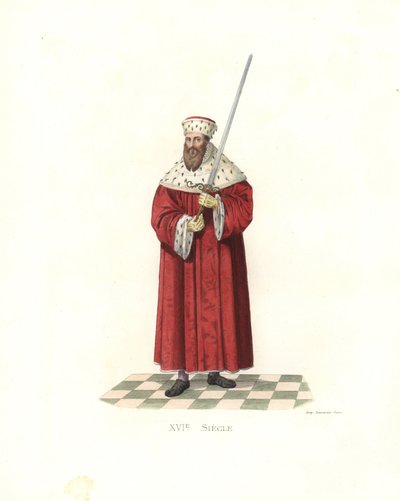 Bátor Maurice, Szászország választófejedelme (1521-1553) alkotó: Edmond Lechevallier Chevignard