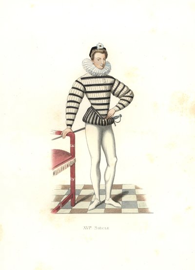 Saint-Megrin portréja, Franciaország alkotó: Edmond Lechevallier Chevignard