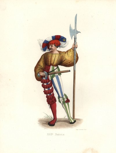 Halberdier alkotó: Edmond Lechevallier Chevignard