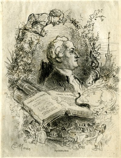 Elie Catherine Freron portréja (1718 -1776) alkotó: Edmond Morin