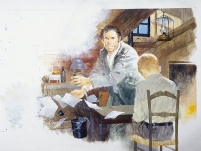 Stardi könyvtára, szívből, Edmond De Amicis, rajz alkotó: Edmondo de Amicis