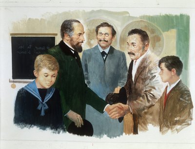 A szénember és az úriember, Szívből, Edmondo De Amicis, rajz alkotó: Edmondo de Amicis