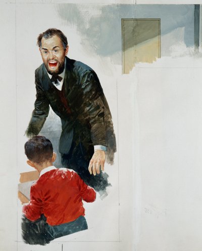Edmondo De Amicis (1846-1908) „Szívből” vizsgálatai, rajz alkotó: Edmondo de Amicis