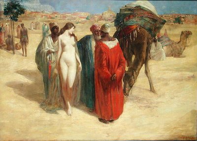 A női rabszolga (olaj, vászon) alkotó: Edmund Astonberg-Hoffman