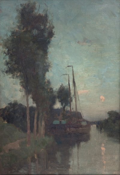 Este Hollandiában (olaj, vászon) alkotó: Edmund Aubrey Hunt