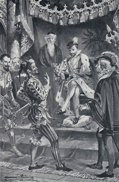 Illusztráció Goethes Fausthoz alkotó: Edmund Bruning