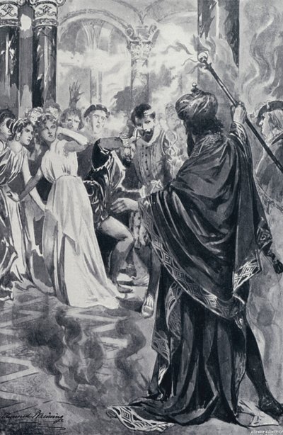 Illusztráció Goethes Fausthoz alkotó: Edmund Bruning